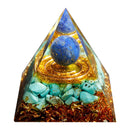 Natural Stone Crystal Orgonite Pyramid Healing Stone Chakra Reiki Home Office Decoration Gift Outdoor Garden Party Decor