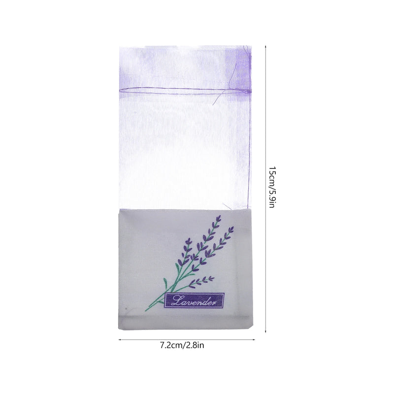 30pcs Empty Sachets Bag Flower Printing Lavender Fragrance Sachet Bags for Dry Flowers Storage Fragrance Lavender Sachet Bag