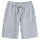 2024 Summer Men's Shorts Elastic Drawstring Shorts Joggers Loose Fitness Breathable Sports 5 Piece Solid Color Casual Pants