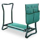 2-in-1 Garden Knee Bench Seat Portable with Tool Pouch Foldable Gardening Stool EVA Pad Ideal Outdoor Gardening and Yard Work