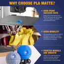 SUNLU 1KG PLA Matte 3D Printer Filament 1.75mm 1000g Spool (2.2lbs) Neatly Arranged No Knot Filament Fit Most FDM Printer