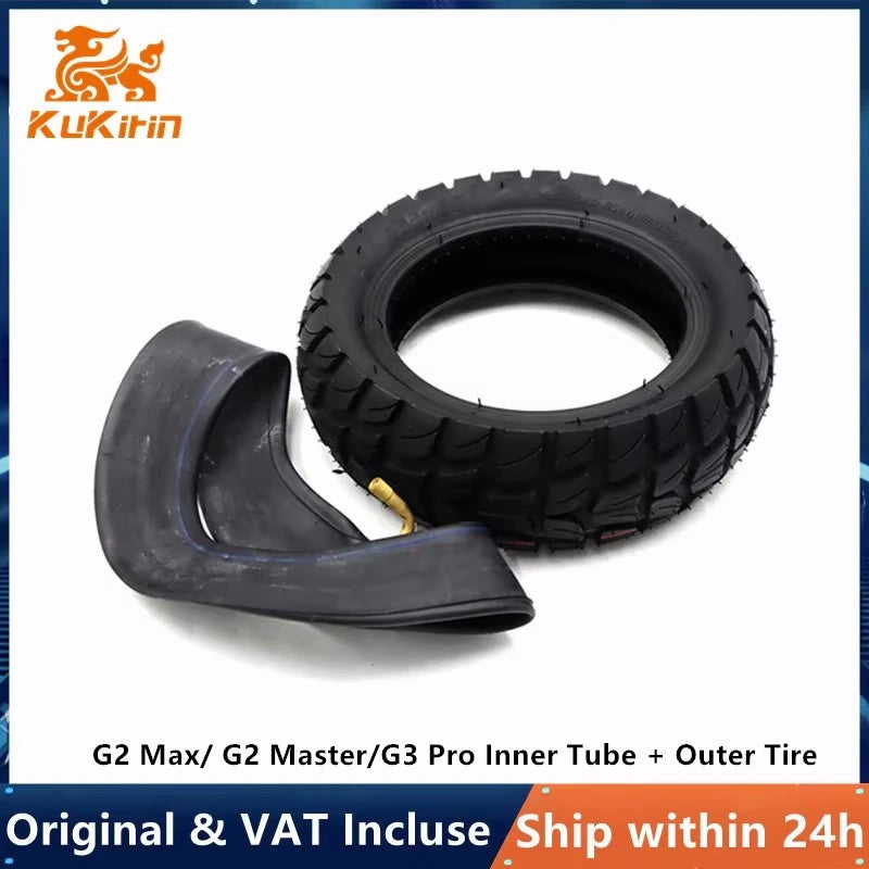 Original Tire for KuKirin G2 Max/G2 Master/G3 Pro Electric Scooter 255x80 Outer Tyre 10×2.5 Inner Tube Kickscooter Accessories