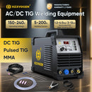 HZXVOGEN 200A 4 in 1 HF TIG AC/DC Aluminum Welding Machine MMA ARC Argon Precise Digital Pulse 2/4T Tig Welder Stainless 220V