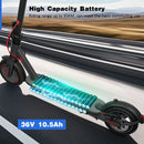 ES80/M365 X1 Electric Scooter 36V 10.5Ah 500W Motor 35KM Long Range 31KM/H 8.5Inch Solid Tires Foldable Smart APP EScooter