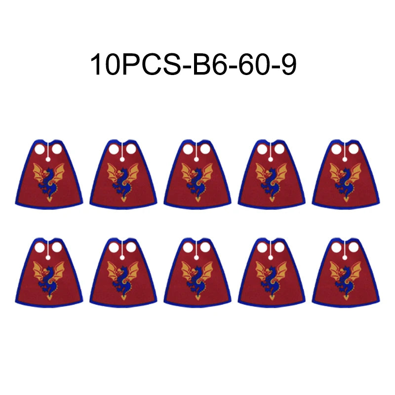 MOC Medieval Accessories Series Building Blocks Military Army Soldier Armour Shield Helmet Sword Crown Weapon Knight Bricks Toys