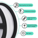 SUNLU 10KG 3D Filament PETG Filament 10kg 22 lbs 1.75mm 3D-Drucker-Filament Gute Säure- und Alkalibeständigkeit Hohe Transparenz