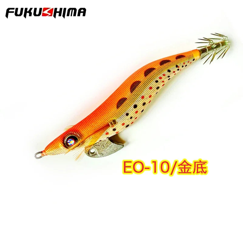 Taiwan Mojiang EO luminous wood shrimp squid hook false bait Luya bait soft silk cuttlefish hook bait wood hook 3.5