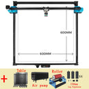 TwoTrees 600x600mm CNC Laser Engraver 40W/80W TTS With Screen Glass Metal Laser Engraving Machine Wood Leather Cutting Machine
