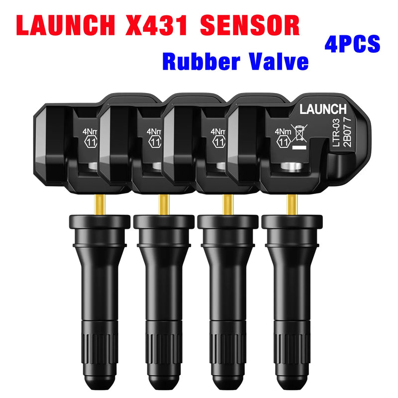 LAUNCH FR Sensor 433 315MHZ TPMS Sensor 4pcs/lot Tire Repair Tool Scanner Tire Pressure Monitor Tester Programming FR-Sensor