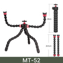 Ulanzi MT-11 Octopus Flexibles Stativ für Telefon SLR DSLR Gopro Kamera Stativ Ausziehbar 1/4'' Schraube mit Kugelkopf Cold Shoe Telefonclip