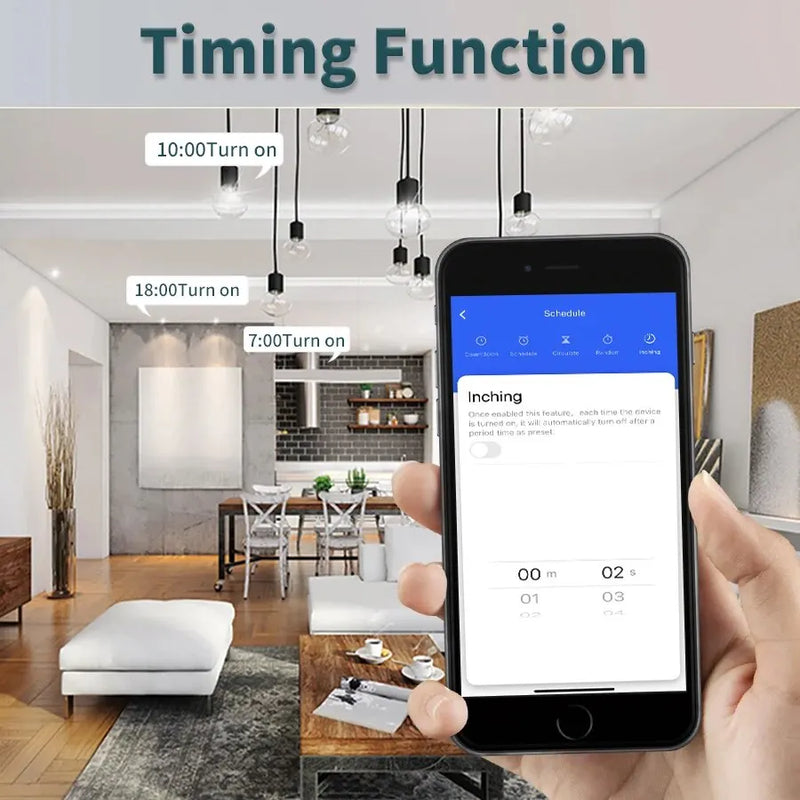 Tuya WiFi Smart with Gang Switch For Lighting RF433MHz Wireless Switch Smart Life APP Voice Control Work With Alice Alexa Google