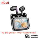 Touch Screen Translator Earbuds Wireless Bluetooth Headphones 144 Languages Translation have Noise Cancelling Business Headset