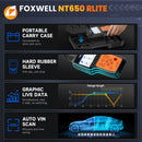 FOXWELL NT650 Elite OBD2 Scanner Full Bidirectional Scan Tool Car Engine ABS SRS Diagnostic Code Reader with 26 Resets Service