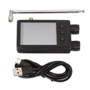 New Mini TEF6686 All Band Radio Receiver 2.4 inch Touch Screen LW/MW/SW/FM/AM Portable Shortwave Radios Receiver