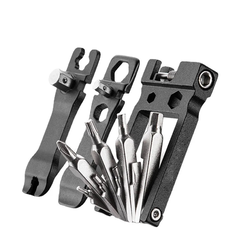 Multifunctional Bike Repair Tools Wear-resistant Stainless Steel Foldable Bike Tools
