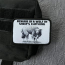 NOT TODAY Letter Stickers for Clothes Tactical Backpack Gear Military Patches Hook and Loop Patch Outdoor Badges