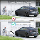dé Type 2 Extension Cable 11kW for Wallbox Charging Station EV Charger Compatible with All Type 2 Charging Plugs 5m 10m 15m 20m