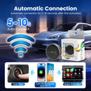 CarlinKit Wireless CarPlay Box Mini Ultra 3 Kabelgebundener zu kabellosem CarPlay Adapter USB Plug-and-Play Wifi Bluetooth Schnelle Auto-Verbindung