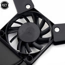 1Pcs Rotatable USB Fan Cooling Pad 2 Fans Cooler Notebook Cooler Computer Fan Stand for 10-17" Laptop Notebook Peripherals XNC