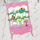 KSCRAFT Cabinet Easter Add On Cutting Dies Stencils for DIY Scrapbooking Decorative Embossing DIY Paper Cards