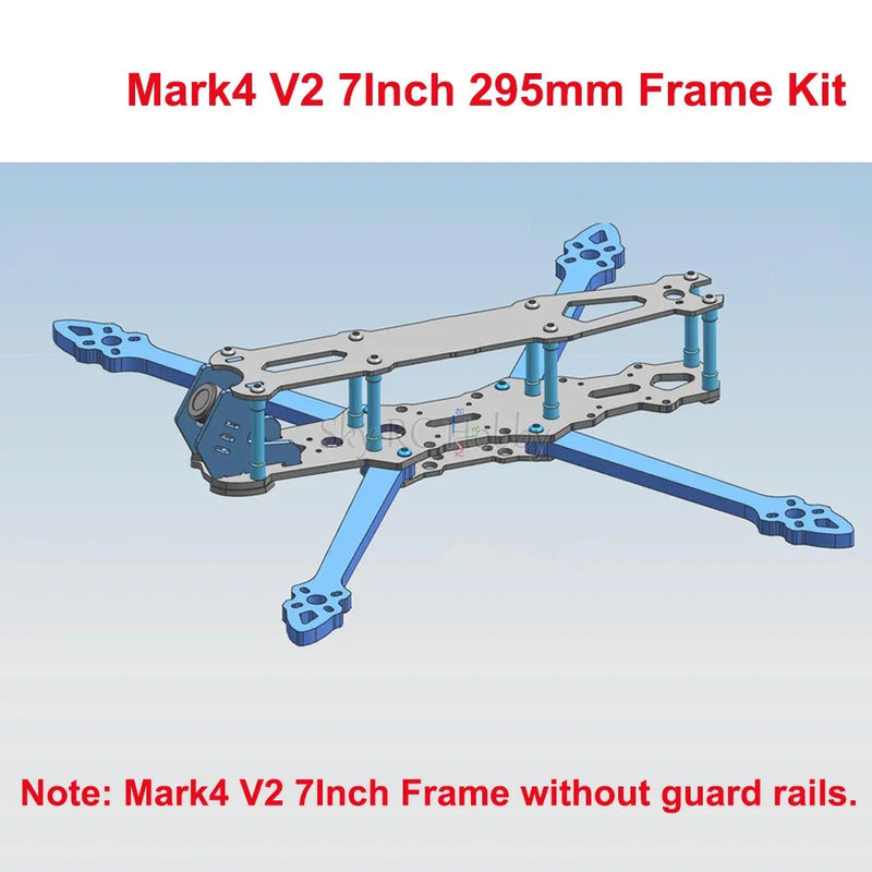 Mark4 V2 Mark 4 8inch 367mm 9inch 387mm with 6mm Arm / 10inch 427mm w/ 7.5mm Arm FPV Racing Drone Quadcopter Freestyle Frame Kit