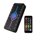 JUMPEAK 5V 3Pin ARGB Fan HUB Splitter Remote Controller With 4Pin PWM For PC Computer Cooling SYNC CPU Cooler LED Light Strip