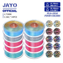 The LayerStack | 10-Roll 1.75mm 3D Printer Filament Collection (PLA / PETG / SILK)