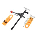 Car Dent Repairing Tool with Long Handle, Manual Sheet Metal Puller Dent Removal Tool, Dent Repair Kit