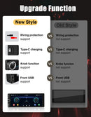 ESSGOO Single 1DIN 6.86" Android 14 4+64G Universal Car Stereo Radio CarPlay Android Auto Bluetooth USB Type-C Wifi FM GPS Navi