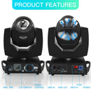 U'King 230W Beam 7R Moving Head Stage Light Gobos 16CH DMX512 Sound Activated Effect Lighting for DJ Concert Party Nightclub