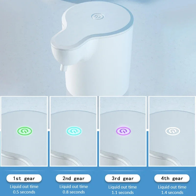 300ML USB Charging Automatic Induction Foam Soap Dispenser Smart Infrared Touchless Hand Washer Suitable For Kitchen Bathroom