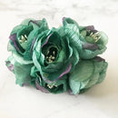 6pcs silk small tea buds roses bouquet artificial flowers for home wedding decoration accessories diy gifts christmas Garlands