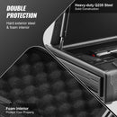SucceBuy Gun Safe Q235 Steel Pistol Safe 3-Way Quick Access Firearm Case Gun Box Advanced Biometric Technology Travel Gun Safe