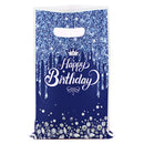 10-50pcs/lot Printing Birthday Party Gift Bag Plastic Children's Candy Gift Box Banquet Popp Pearlescent Packaging