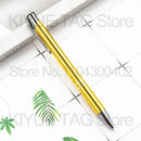 Wholesale 100 50 20Pcs Laser Engraver Personalized Customized Logo Ball Pen Creative Business School Birthday Wedding Small Gift