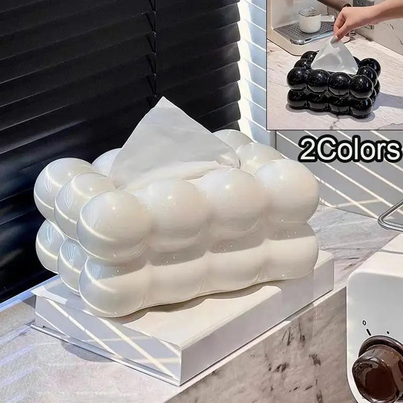 Cloud Design Tissue Box Living Room Coffee Table Paper Towel Dispenser Tissue Holder Kitchen home Decoration