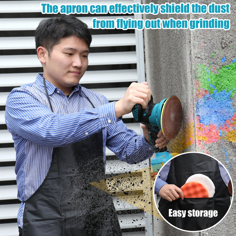 21V Cordless Car Polisher 6 Gears Electric Auto Polishing Machine Multifunction Metal Waxing Wood Sanding Rust Removal Tool