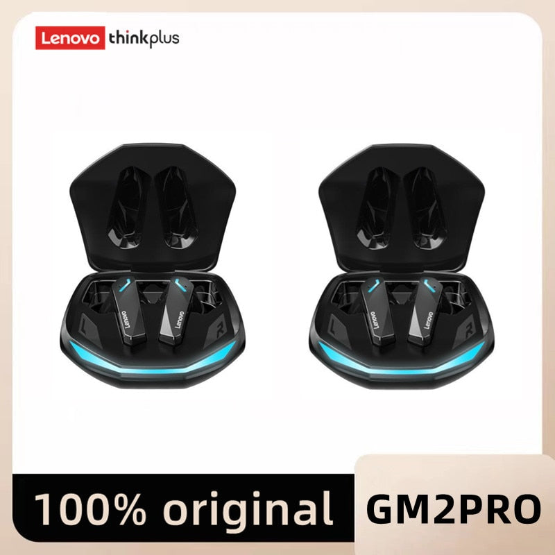 New Original Lenovo GM2 Pro Buletooth 5.3 Earphones Gaming Wireless Headphones E-Sports Music Earbuds Dual Mode Headset With Mic