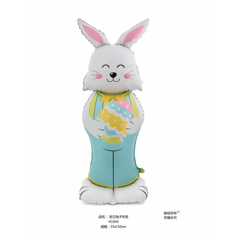 Easter Outdoor Party Games for Family Bunny Potato Sack Race Jumping Bags Kids Easter Egg Spoon Race Eggs Hunt Games Party Favor