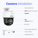 Annke 5MP POE Color Night vision Camera Outdoor POE Two Way Audio Security Camera Protection 2.8 MM Video Surveillance For NVR