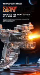 The Aqua Blitz | High-Power Electric Water Gun with LED Flashing Action