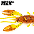 PEAK Floating Craws Lures 40mm/10pcs 60mm/8pcs Soft Lure Fishing Lures shrimp Lobster Soft Plastic Lure Fishing Lures