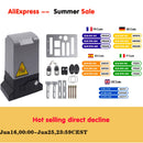 750W Sliding Electric Gate Opener Max 1600kg 1400RPM Silent Automatic Electric Motor Kit With Remote Control & Keys