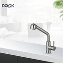 Kitchen Faucets 304 stainless steel Pull Out Kitchen Sink Water Tap Deck Mounted Mixer Stream Sprayer Head Hot Cold Taps