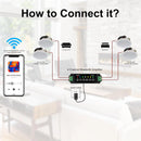 Herdio 4PCS 6.5" 4PCS Bluetooth In Ceiling Speakers 600W 2-Way Flush Mount Speakers System With Wall Amplifier Receiver For Home