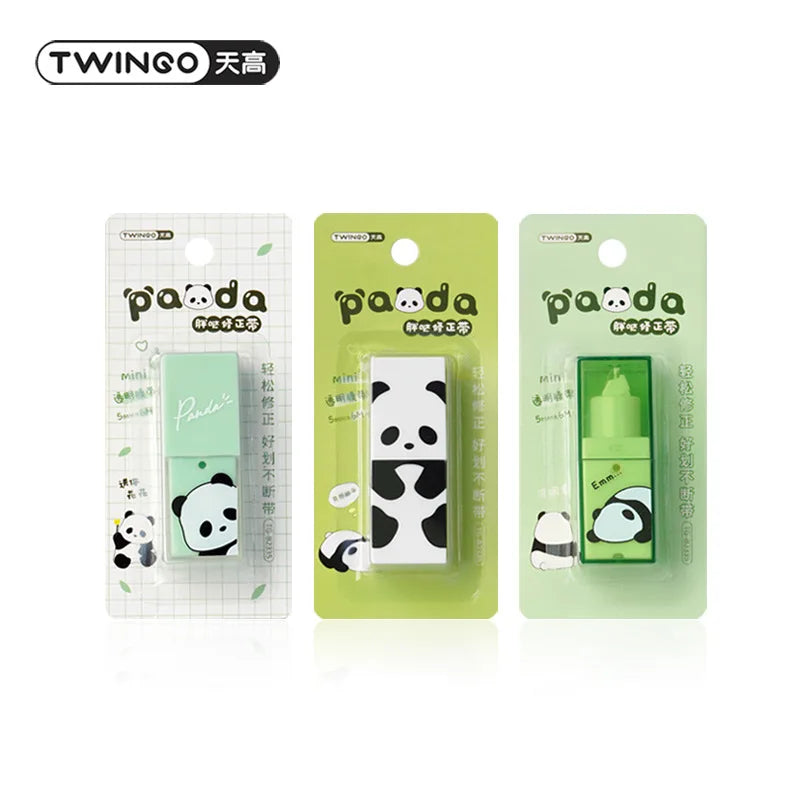 Panda Animals Lipstick Shape White Out Correction Tape Portable Promotional Cute Stationery Prize School Office Supply