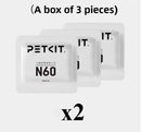 Petkit Pet Eliminator N60 Exclusive For PUROBOT Ultra Self-Cleaning Litter Box, Cat Toilet Odor Control(Pack Of 3)