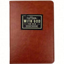 Men Inspirational Daily Prayer Notebook 365 Days Prayer Tracking Journal Brown Cover Religious Diary Book