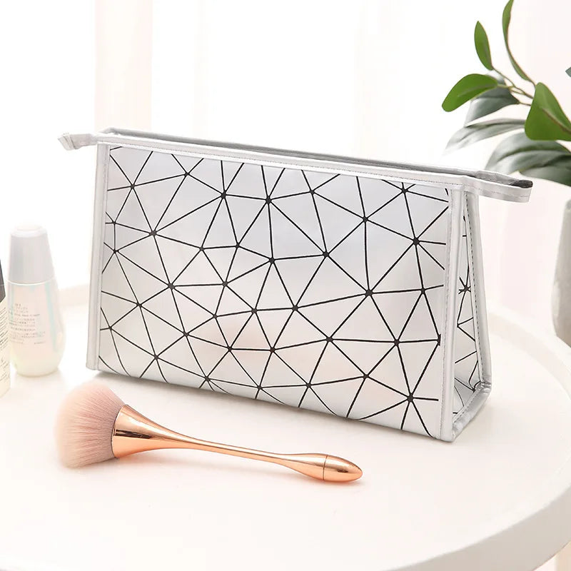 Fashion Women Travel Cosmetic Bag Multifunction Makeup Bags PU Leather Waterproof Portable Toiletries Organizer Make up Cases