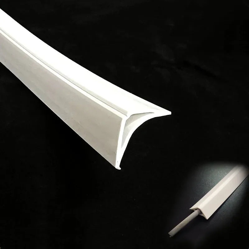 2/4/6/8/10M Self-adhesive Wall Corner Skirting Line Molding Ceiling Caulk Internal Strip Edge Trim Strip Home Decorative Supply